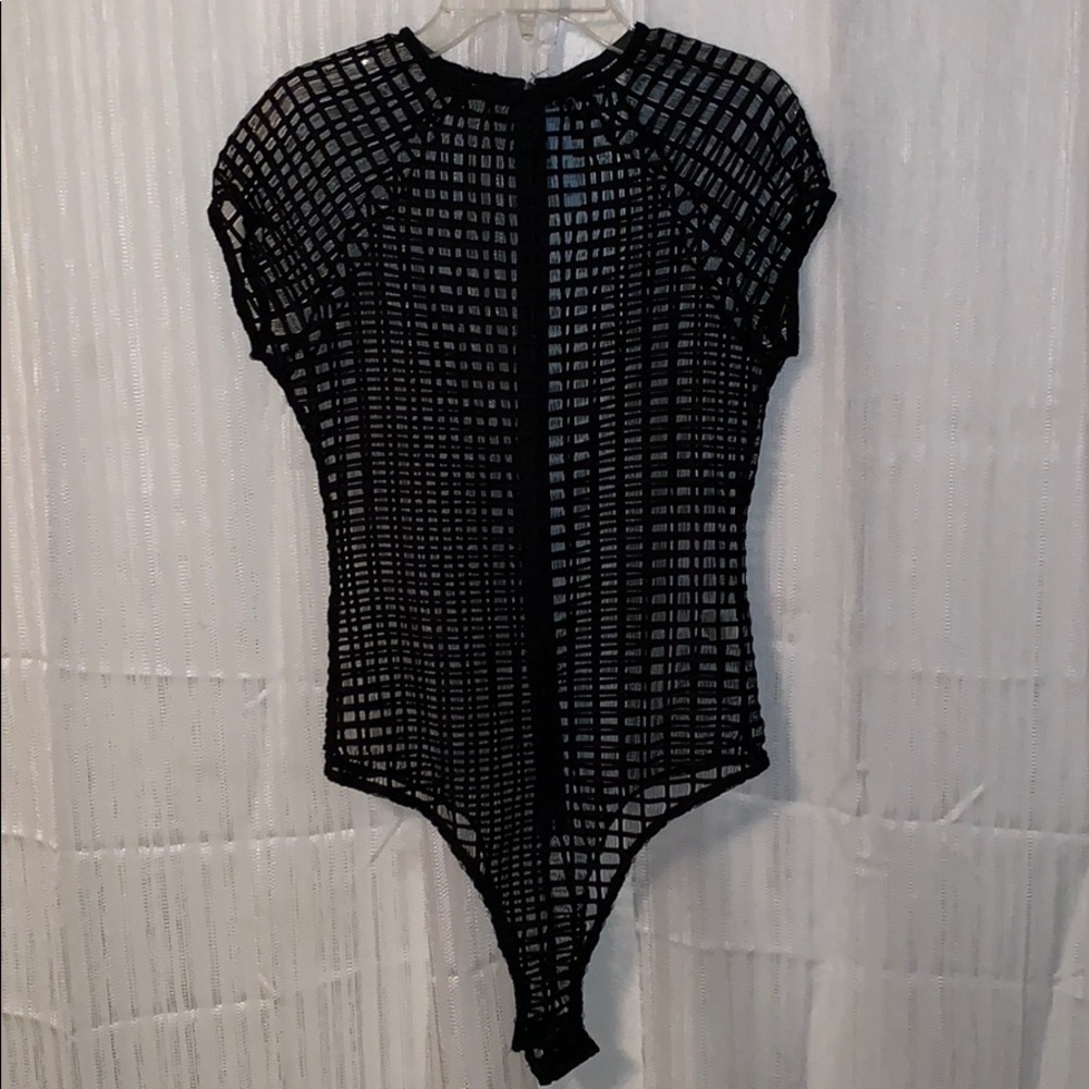 Netted bodysuit